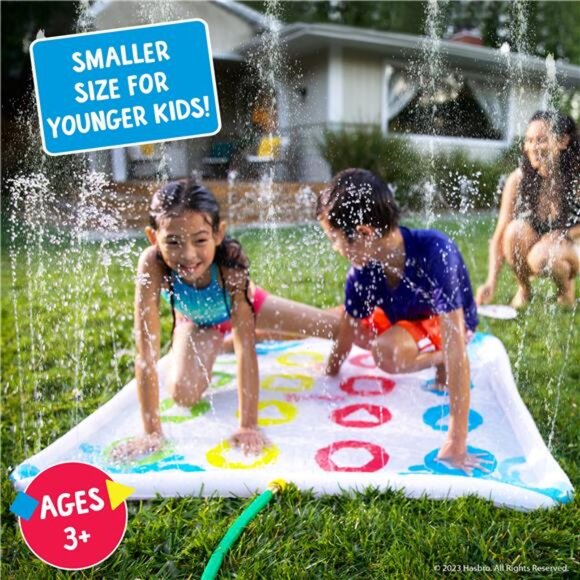 Hasbro Twister Jr Splash Game Water Games For Kids Summer Pool - Picture 5 of 5